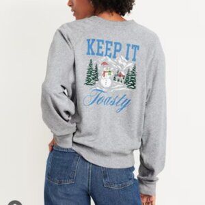 SoComfy Oversized Graphic Sweatshirt NWT